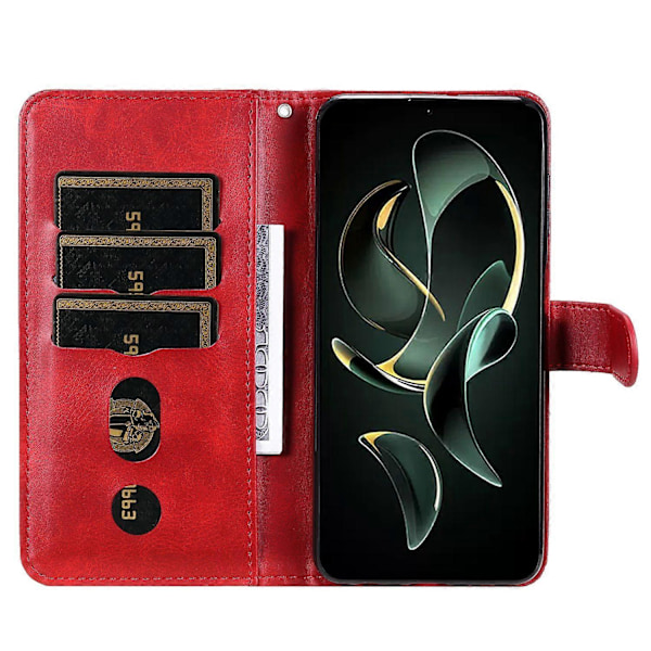 Til Xiaomi Redmi K60 Ultra/13T/13T Pro Etui Stødsikkert Cover Lynlås Lomme Pung Stativ Telefon Cover Multicolor Style E