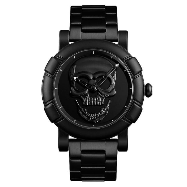 Skmei 9178 Multifunktionel Mode Vandtæt Quartz Ur Sort Black