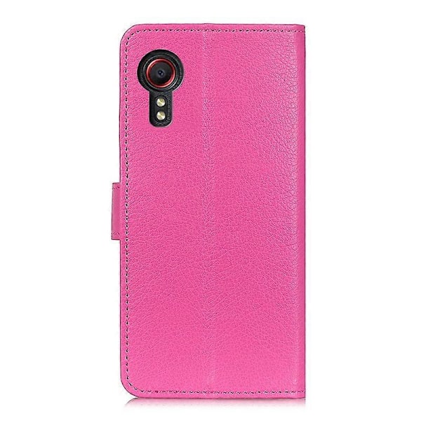 Klassisk PU læder Wallet Phone Stand Case til Samsung Galaxy Xcover 5 Multicolor Style C