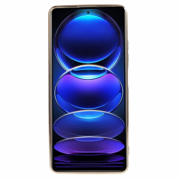 För Xiaomi Redmi Note 12 Pro 5g Glossy Tpu phone case Kameraskydd 6d cover Blue