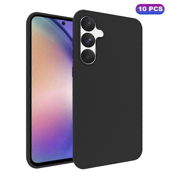 10 st/förpackning TPU-telefonfodral med dubbelsidig matt finish för Samsung Galaxy A55 5G