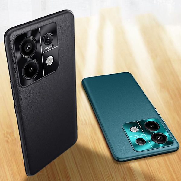 Xiaomi Redmi Note 13 Pro 5g Kotelo Pu Nahka+tpu+pc Naarmuuntumaton Älypuhelimen Suojus Black