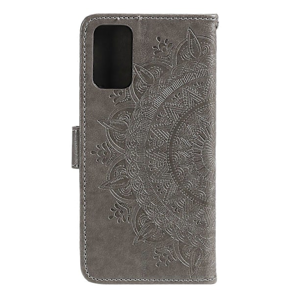 Præget Mandala Blomst Pung Læder Etui med Rem til Samsung Galaxy A52 4G/5G/A52s 5G Multicolor Style A