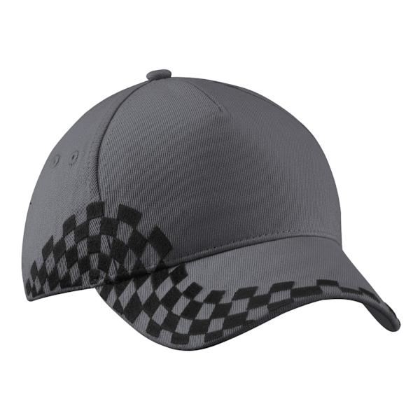 Beechfield Unisex Grand Prix Baseball Cap One Size Grafitgrå Grafitgrå Graphite Grey One Size