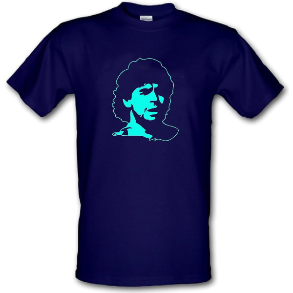 Diego Maradona Argentina Football Legend Che Guevara Style Gildan T-shirt i tung bomull Navy Blue 3XL