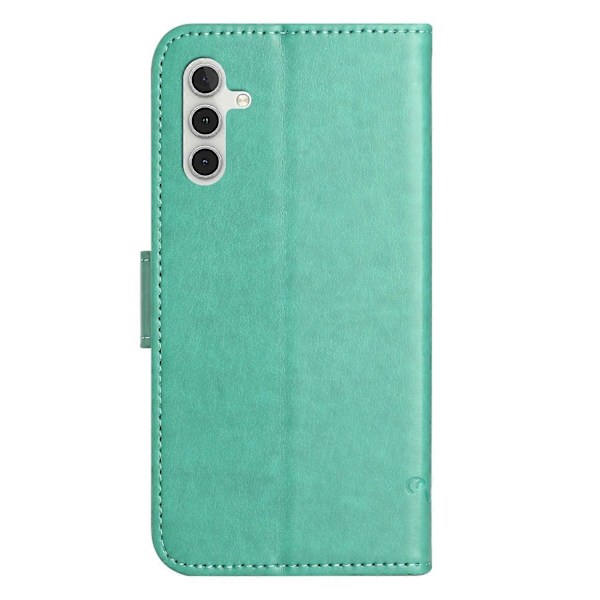 Til Samsung Galaxy A26 5G Etui Wallet Stand Præget Sommerfugl Blomst PU Læder Telefon Cover Multicolor Style G