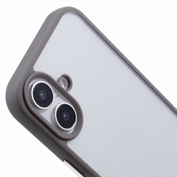 iPhone 16 -kotelo TPU+PC Kristallinkirkas takakansi kaulanauhan rei'illä Multicolor Style A