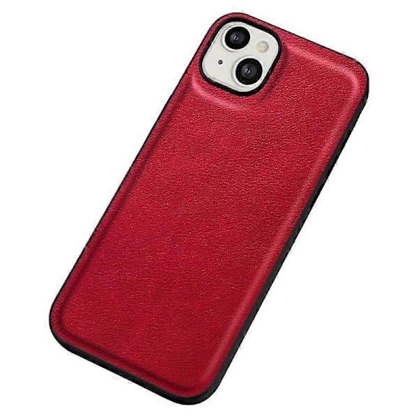 iPhone 15 Retro Anti-drop -puhelinkotelo PU-nahkapäällysteinen TPU+PC-takakuori Multicolor Style B