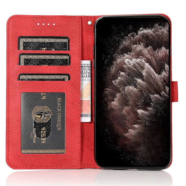 Til Xiaomi 14T Cover Farvesplejsning Tegnebog Stativ Læder Telefonetui med Håndledsrem Multicolor Style E