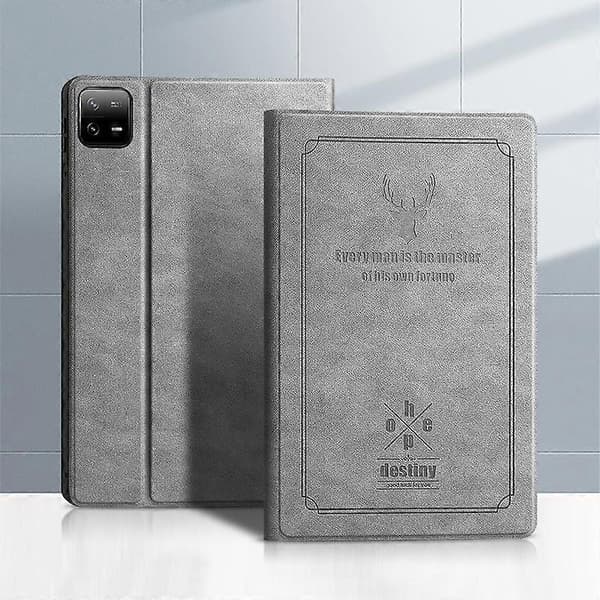 Til Xiaomi Pad 6 PU Læder Tablet Case Fuld Beskyttelse Stand Tablet Cover