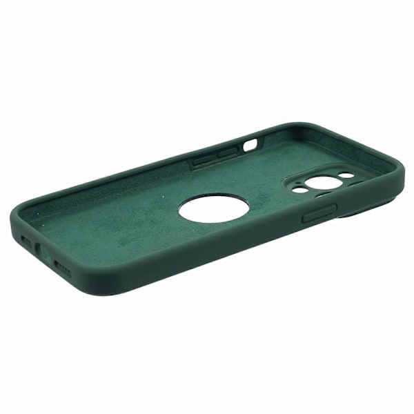 Til iPhone 14 Pro Silikone+PC Slim Cover Kompatibelt med MagSafe Logo Visning Stødsikkert Telefoncover Multicolor Style K