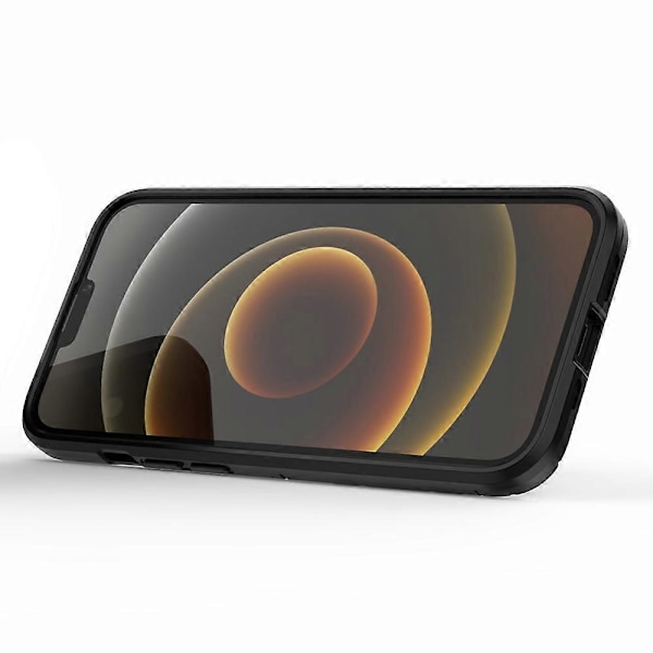 Anti-drop 2-i-1 PC TPU Hybrid Cover med Ringholder Støtteben til iPhone 13 6.1 tommer