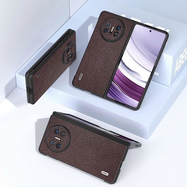 Ægte læderbelagt telefoncover til Huawei Mate X5 Multicolor Style C