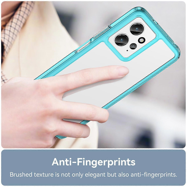Xiaomi Redmi Note 12 4G TPU+Akryyli Puhelinkotelo Iskunkestävä Puhelimen Suojus Multicolor Style E