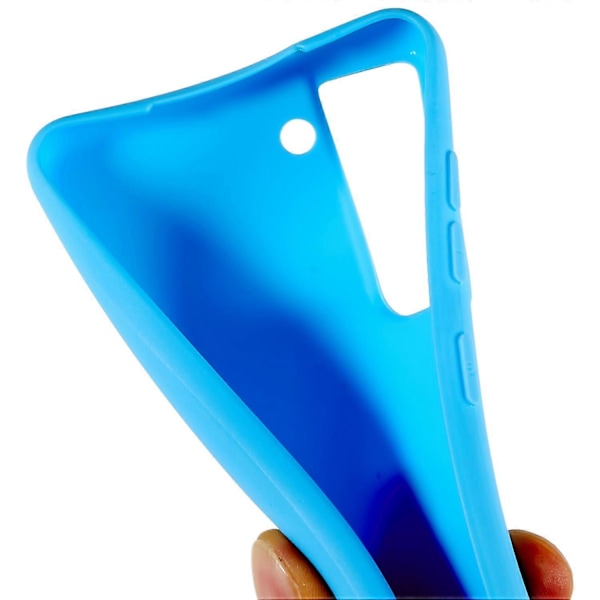 För Samsung Galaxy S21 FE 5G Repskydd Mobilskal Matt Flexibelt TPU Fodral Multicolor Style E