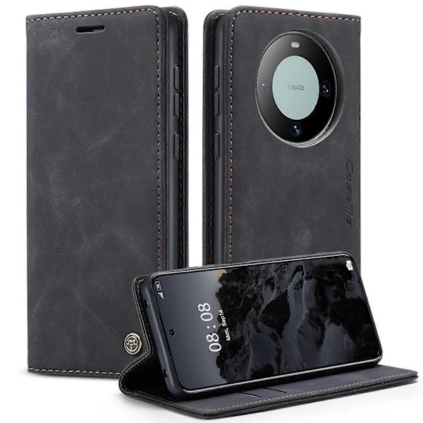 Til Huawei Mate 60 Etui CASEME 013 Serie Kortholder Stativ Læder Telefon Cover Multicolor Style B