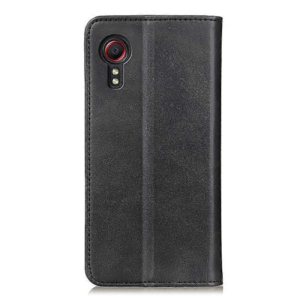 Magnetisk Stängning Delad Läder Plånbok Ställ Telefonskal Fodral för Samsung Galaxy Xcover 5 Multicolor Style A