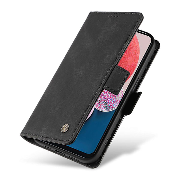 YIKATU YK-005 Lærdeksel til Samsung Galaxy A53 5G, hudvennlig telefonetui med lommebok og stativ Multicolor Style E
