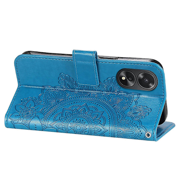 Til Oppo A38 4G Etui Slankt Anti-drop Pung Stativ PU Læder Cover Multicolor Style A