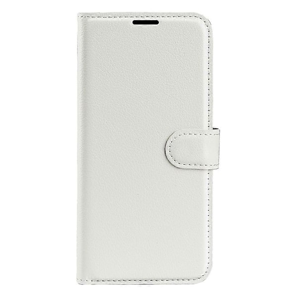 För Samsung Galaxy S25 Edge Fodral Litchi Textur Stötsäkert Läder Plånboks Telefonfodral Multicolor White
