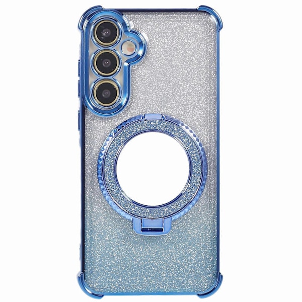 Glitter Gradient Kickstand TPU-telefoncover til Samsung Galaxy A55 5G Multicolor Style E