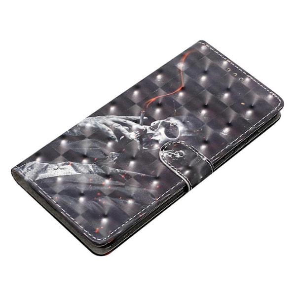 Til Samsung Galaxy S23 FE Etui Wallet PU Læder 3D Mønster Print Telefon Cover Multicolor Style I