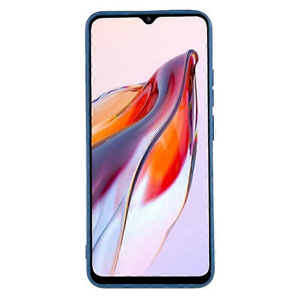 Til Xiaomi Redmi 12C 4G Gummibelagt TPU Telefon Cover Fiberforing Ridsefast Beskyttelsescover Multicolor Style E