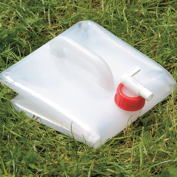 2-pack 15L Hopfällbar Vattendunk med Tappkran