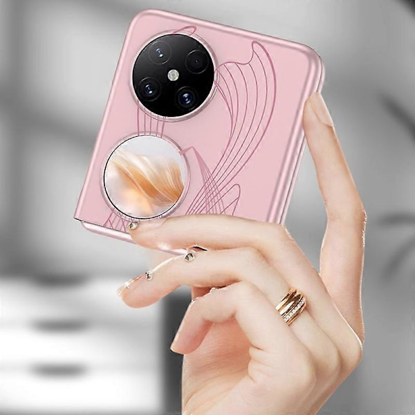 GKK Stöttåligt Skal för Huawei Pocket 2 Konsttryck Slim Hårt PC Telefonskal Multicolor Style C