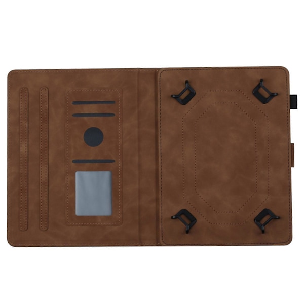 7-tums Tablet PU Läder Ställ Fodral Fjäril Tryckt Korthållare Tablet Skydd Multicolor Style B