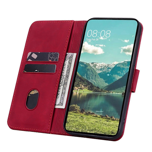 För Xiaomi Redmi Note 12S 4G Fodral Präglat PU Läder Fallsäkert Telefonskal Multicolor Style C
