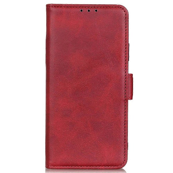 Til Motorola Moto G75 5G Etui Stativ Kohud Tekstur PU Læder Telefon Cover Multicolor Style E