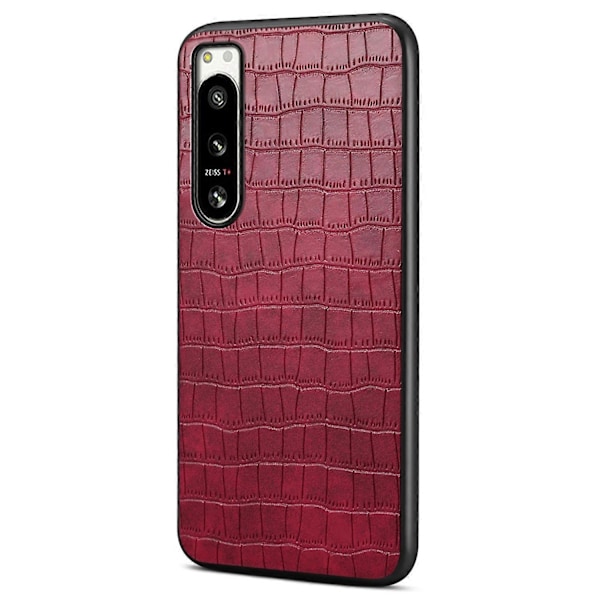Til Sony Xperia 5 IV 5G Cover Krokodille Tekstur Læder Anti-Ridse Bagcover Multicolor Style E