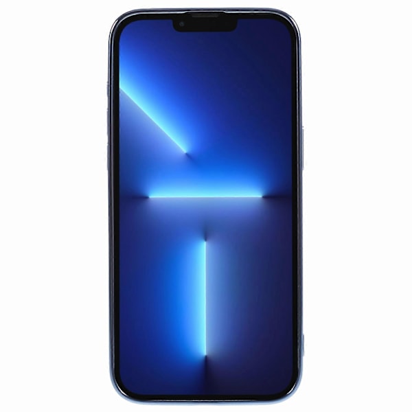 Elektroplettert Kant Hjerte Mønster TPU Telefondeksel med Stropp til iPhone 13 Pro Multicolor Style D