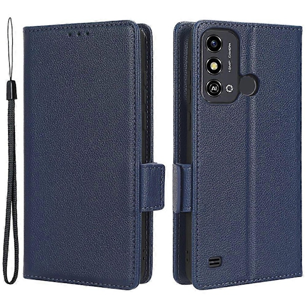 Til ZTE Blade A53/A53+ Magnetisk Lukning Telefon Etui Wallet Stand PU Læder Cover Multicolor Style E
