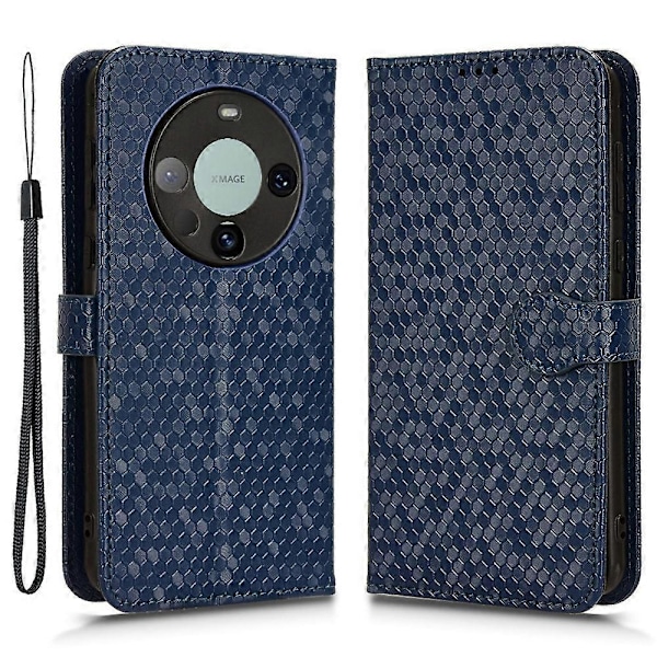 Til Huawei Mate 60 Etui PU Læder Støtteben Imprægneret Tegnebog Mobiltelefon Cover Multicolor Style B