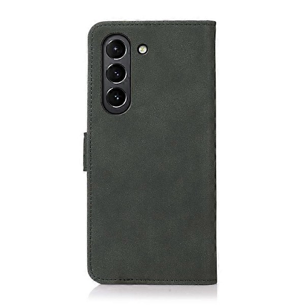 KHAZNEH Lommebok Stativ Design Lærdeksel for Samsung Galaxy S21 FE/S21 Fan Edition Multicolor Style C