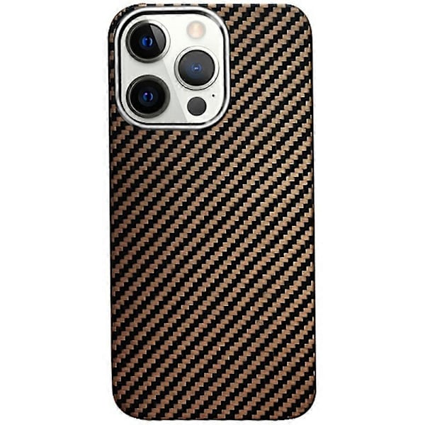 KZDOO iPhone 16 Pro -kotelo aramidikuidusta, tukee langatonta latausta - Vihreä Multicolor Brown