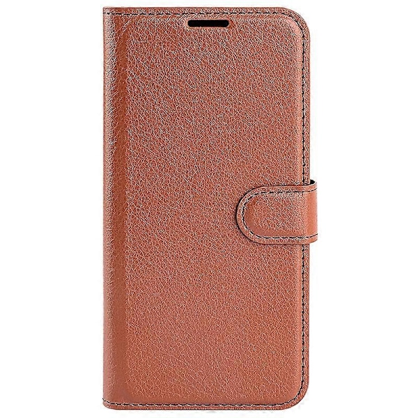 För iPhone 16 Fodral Plånbok Läder Telefonskal Litchi Textur Multicolor Style A