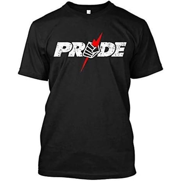 Pride Fighting Championship Pride Fc T-shirt Herr Kortärmad bomull T-shirt Mode T-shirt Casual Toppar Kläder -vuxen, 3xl Black 3XL