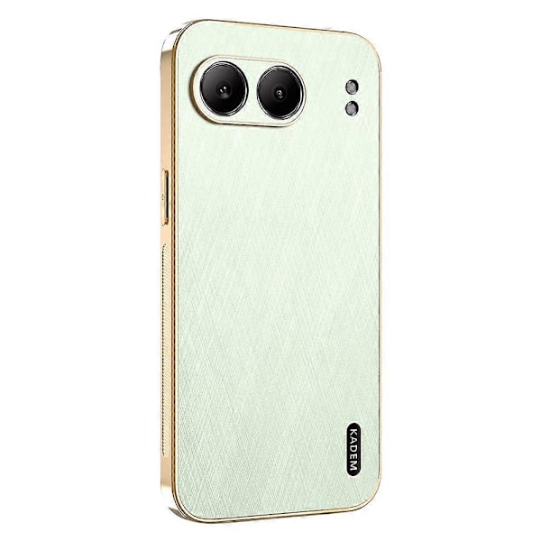 KADEM Skal för OnePlus Nord 4 Elektropläterad Silkesstruktur PU+TPU Mobilskal Multicolor Green