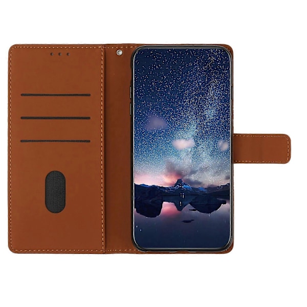Til Oppo A38 4G Etui Præget Rombe Læder Telefon Wallet Cover Multicolor Style A