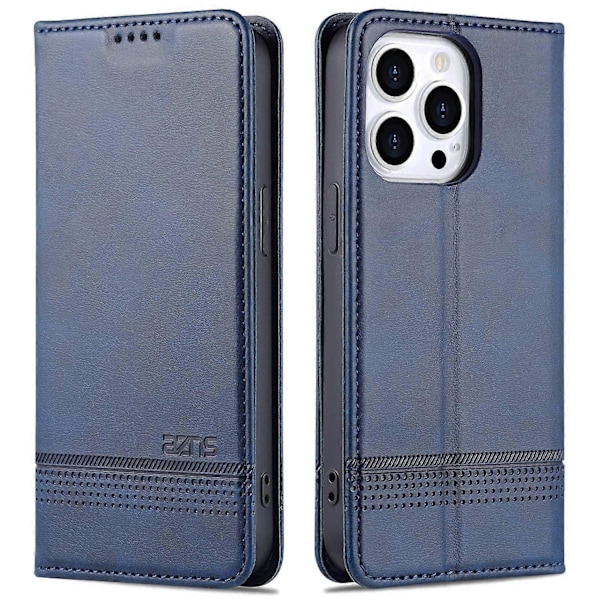 AZNS Plånboksfodral i PU-läder till iPhone 15 Pro Max med Ställ och Skydd Multicolor Style A