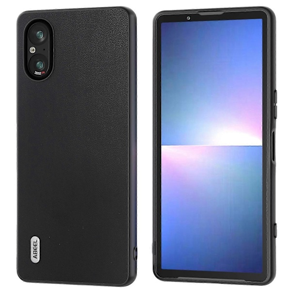 Til Sony Xperia 5 V Etui PU Læder+Hård PC Glat Beskyttelsescover Multicolor Style A