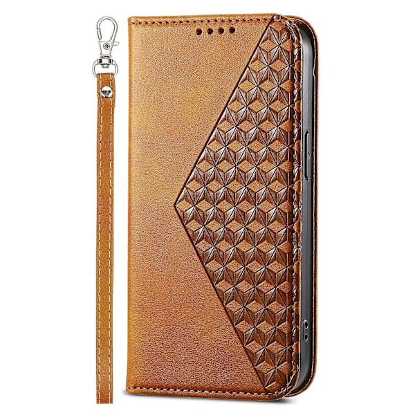 Samsung Galaxy A05s 4G -kotelo, kohokuvioitu ruutukuvio, lompakkoteline, puhelinkuori Multicolor Style C