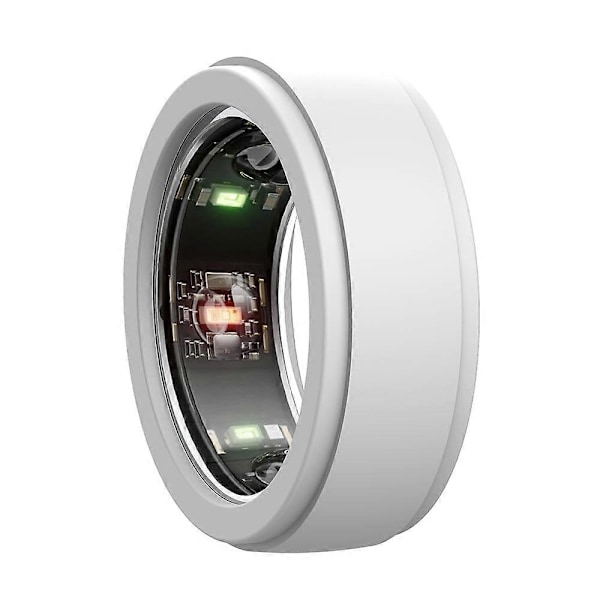 Skyddshylsa för Oura Ring Generation 3, reptåligt silikonskydd, Storlek S Multicolor Style B