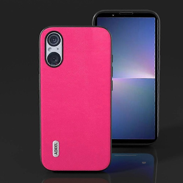 För Sony Xperia 5 V Läderbelagt TPU+PC Skal Anti-fall Texturerat Telefonskydd Multicolor Style B