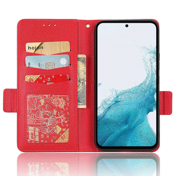 Til Samsung Galaxy A54 5G Mobiltelefon Cover Wallet Stand PU Læder Dobbelt Magnetisk Lås Telefon Etui Multicolor Style C