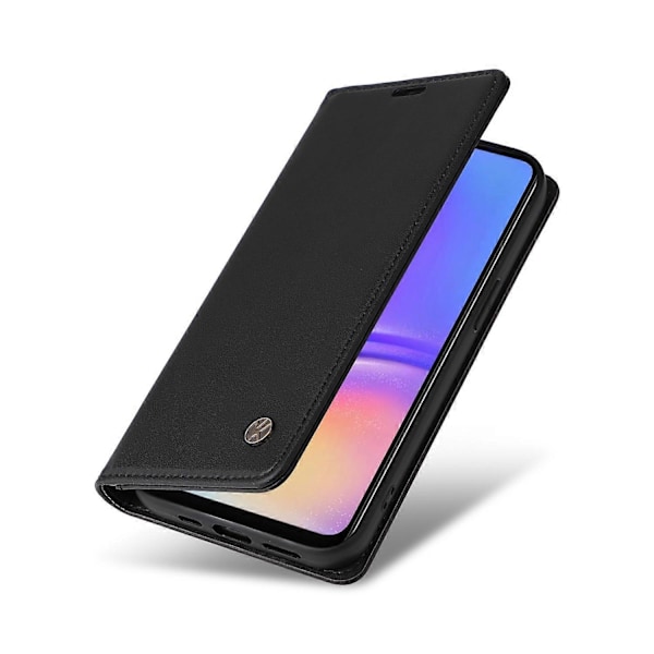 YIKATU YK-001 Etui til Samsung Galaxy A06 med stativ, læder telefoncover, stærk magnetisk lukning Multicolor Black