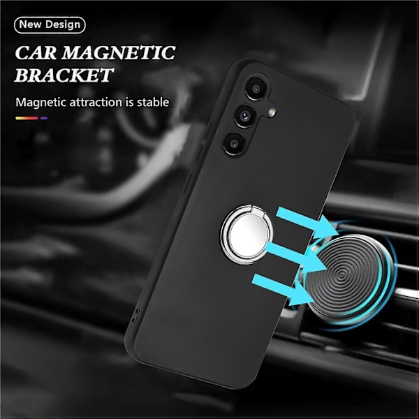 Ring Kickstand TPU-skal för Samsung Galaxy A54 5G Fallskydd Matt Mobilskal Multicolor Style C